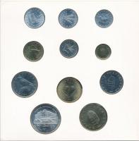 1993. 10f-200Ft 11x különféle db, szettben, benne 200Ft Ag "MNB" T:BU