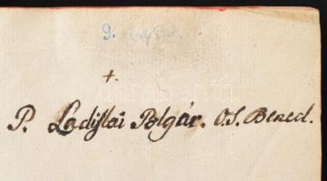 Splendor Sanctorum sivé Coniones Panegyricae, de Festis Domini & B. Virginis, nec non Sanctorum ...