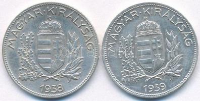 1938-1939. 1P Ag (2x) T:2