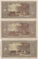 1945. 50P (3x) T:III,III-