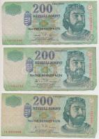 1998-2007. 200Ft (6x) T:III