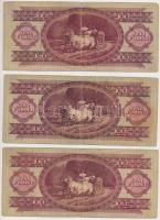 1949. 100Ft (3x) T:III,III-