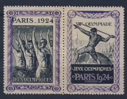 1924 Párizsi Olimpiai levélzáró pár