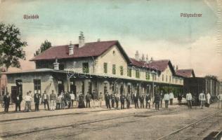 Újvidék, Novi Sad; Vasútállomás / railway station (EK)