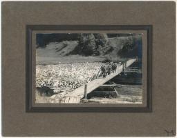 cca 1910 Feketebalog, csoportképek különböző helyszíneken, 6 db kartonra kasírozott fotó, 8x8 és 12x...