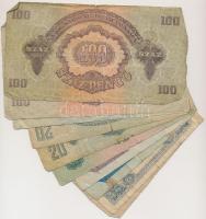 1944. 1P-100P (10x) "A Vörös Hadsereg Parancsnoksága" T:III,III-