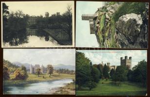 Anglia várak, kastélyok 40 régi képeslap