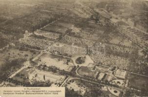 Budapest V. Kerepesi temető, légifelvétel, kiadja és a felvételt készítette Kral Sándor &#039;A magyar aero-klub&#039; kapitánya / aerial view