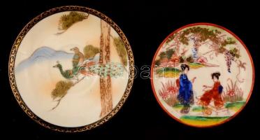 Kis porcelán tétel: 2 db csésze csészealjjal + 2 db csészealj