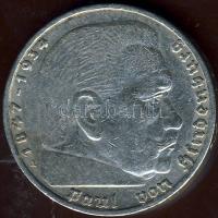 Német 3.Birodalom 1937A 5M Ag "Hindenburg" h.k-tel T:2/3