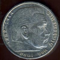 Német 3.Birodalom 1937A 5M Ag "Hindenburg" h.k-tel T:2/3