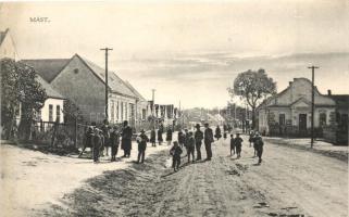 Mászt, Mást, (Stomfa); Utcarészlet, papír üzlet, kiadja Kessler / street, shop