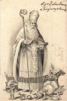 Saint Nicholas, litho