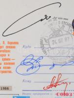 Alekszandr Viktorenko (1947- ) orosz, Alekszandr Alekszandrov (1951- ) bolgár és Muhammad Faris (195...