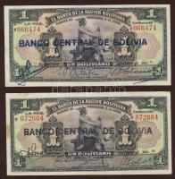 Bolívia 1929. 1B (2x) klf fny-sal T:II