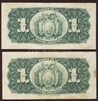 Bolívia 1929. 1B (2x) klf fny-sal T:II