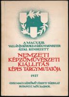 IV. Nemzeti Képzőművészeti Kiállítás képes tárgymutatója. Budapest, 1937, Országos Magyar Képzőművészeti Társulat. Kiadói papírborkötésben.