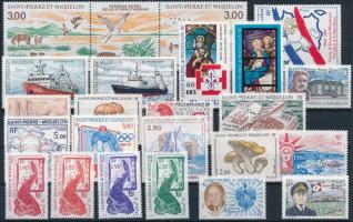 1986-1993 23 klf bélyeg, 1986-1993 23 diff stamps