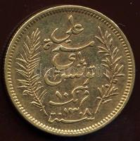 Tunézia 1891. 10F Au 3,2258g T:3