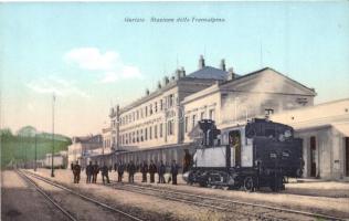 Gorizia, Görz; Stazione della Transalpina / railway station, train
