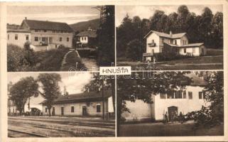 Nyustya, Hnústa; vasútállomás / railway station