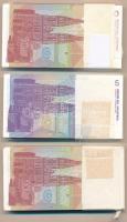 Horvátország 1991. 1D (~105x) házi kötegelőben, sorszámkövetők + 1991. 10D (9x) + 1991. 5D (~100x) e...
