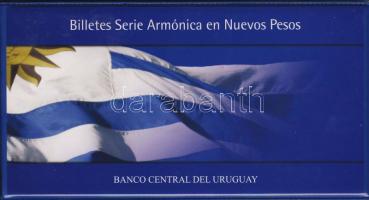 Uruguay 1989-92. 1000NP-500.000NP 9klf db, teljes sor! Limitált banki díszkiadásban! T:I