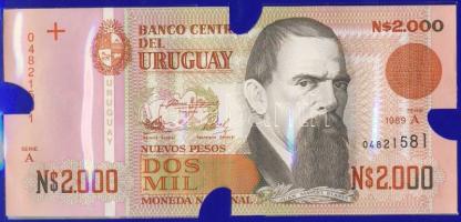 Uruguay 1989-92. 1000NP-500.000NP 9klf db, teljes sor! Limitált banki díszkiadásban! T:I