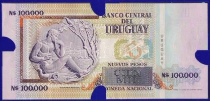 Uruguay 1989-92. 1000NP-500.000NP 9klf db, teljes sor! Limitált banki díszkiadásban! T:I