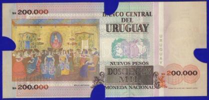 Uruguay 1989-92. 1000NP-500.000NP 9klf db, teljes sor! Limitált banki díszkiadásban! T:I