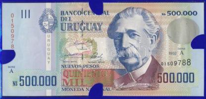 Uruguay 1989-92. 1000NP-500.000NP 9klf db, teljes sor! Limitált banki díszkiadásban! T:I