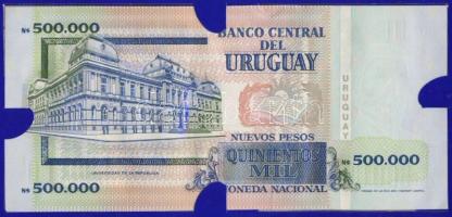 Uruguay 1989-92. 1000NP-500.000NP 9klf db, teljes sor! Limitált banki díszkiadásban! T:I