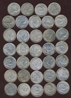 Német 3.Birodalom 1937-39. 2M Ag "Hindenburg" (34x) T:2/3 (többségében),3 (kevés)