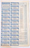 Franciaország / Párizs 1932. "Párizs városa 4 1/2%-os kötvénye" kötvény 1000Fr-ról, szelvé...
