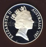 Ausztrália 1987. 10$ Ag "Új-Dél-Wales" T:PP Eredeti díszdobozban, tanúsítvánnyal!