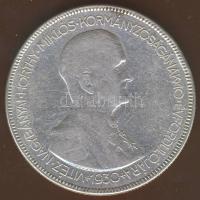 1930. 5P Ag "Horthy jobbra" T:3