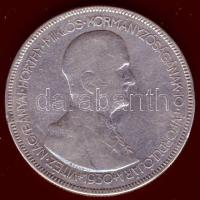 1930. 5P Ag "Horthy jobbra" T:3