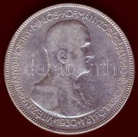 1930. 5P Ag "Horthy jobbra" T:3