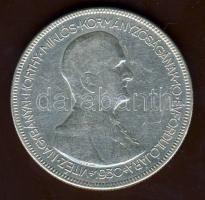 1930. 5P Ag "Horthy jobbra" T:3
