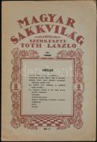 1944 Magyar Sakkvilág, 3 száma. Szerkeszti Tóth László. 1944 február, április, június, XXIX. évf., 2.,4.,6. számok Kecskemét, Magyar Sakkvilág. Kiadói papírkötés.