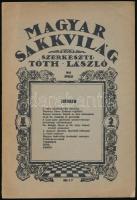 1944 Magyar Sakkvilág, 3 száma. Szerkeszti Tóth László. 1944 február, április, június, XXIX. évf., 2...