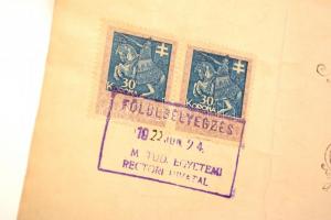 1922 A Pázmány Péter Tudományegyetem által kiadott orvosi diploma, szárazpecséttel, okmánybélyeggel