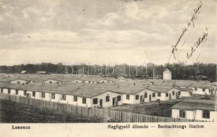 Losonc, Lucenec; Megfigyelő állomás / Beobachtungs Station / military observation station