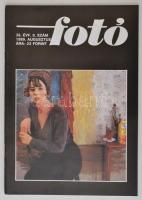 1989 a Fotó 36. évf. 1-12. lapszáma, teljes évfolyam, számos érdekes írással