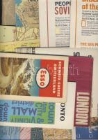 26db térkép az egész világból, 1960-70-es évekből