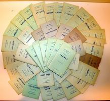 Operaszövegkönyvek 1-66. füzet (teljes sorozat!) Zeneműkiadó Vállalat, Budapest 1958-1964.