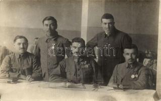 Első világháborús K.u.K. katonák kitüntetésekkel / WWI K.u.K. soldiers with rankings, photo