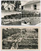 50 db MODERN fekete-fehér magyar fürdőket ábrázoló városképes lap / 50 modern black & white Hung...