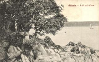 Abbazia, Blick aufs Meer / sea view (EK)