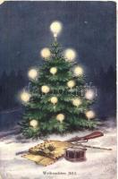 1914 Weihnachten / Cristmas, WWI K. u. K. military propaganda (fa)